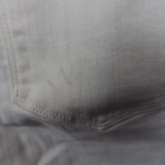 J. Crew Stretch White Denim Skinny Jeans Size 27/30 - Picture 9 of 10